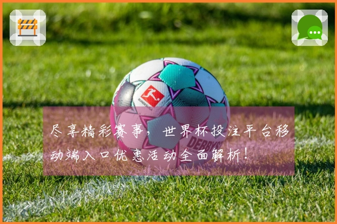 尽享精彩赛事，世界杯投注平台移动端入口优惠活动全面解析！